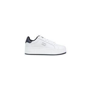 Tommy Hilfiger Jeans White Leather Chunky Women's Sneakers